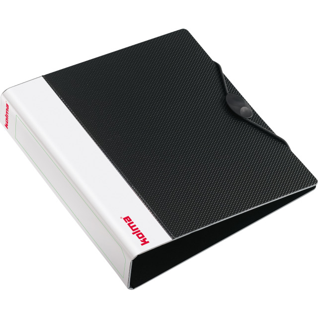 Ring binder LineaVerde Premium A5 Recycling 2 Rings fill height 3 cm black