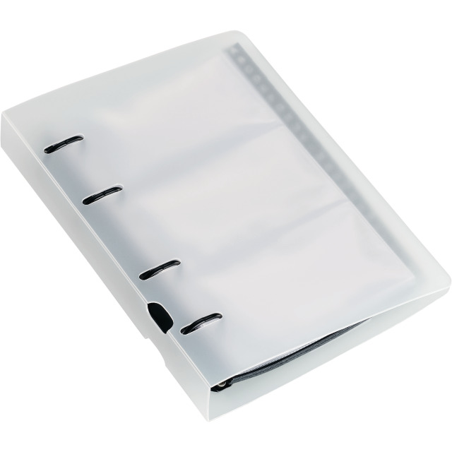 Album à anneaux Visit 12.5×21 cm 4 anneaux contenance 2.5 cm incolore