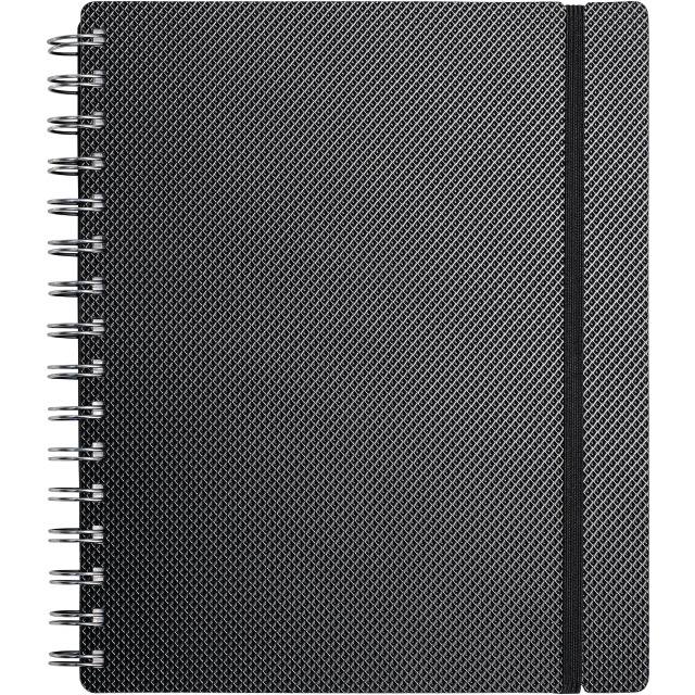 Notizbuch LineaVerde Premium A5 Recycling kariert schwarz