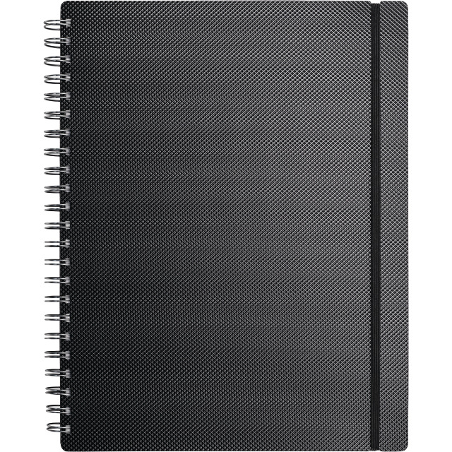 Notizbuch LineaVerde Premium A4 Recycling kariert schwarz