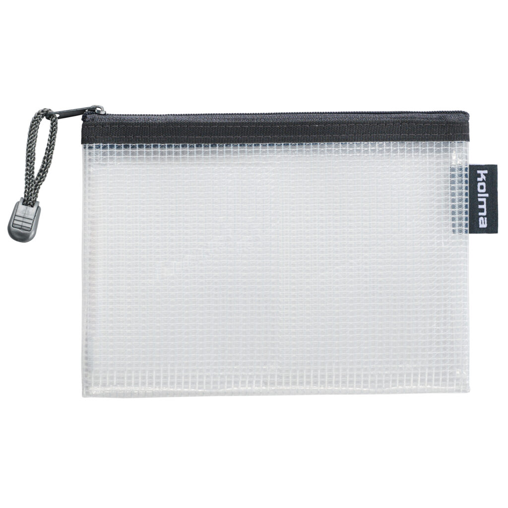 Poche avec fermeture à glissière Mesh Bag A6 anthracite