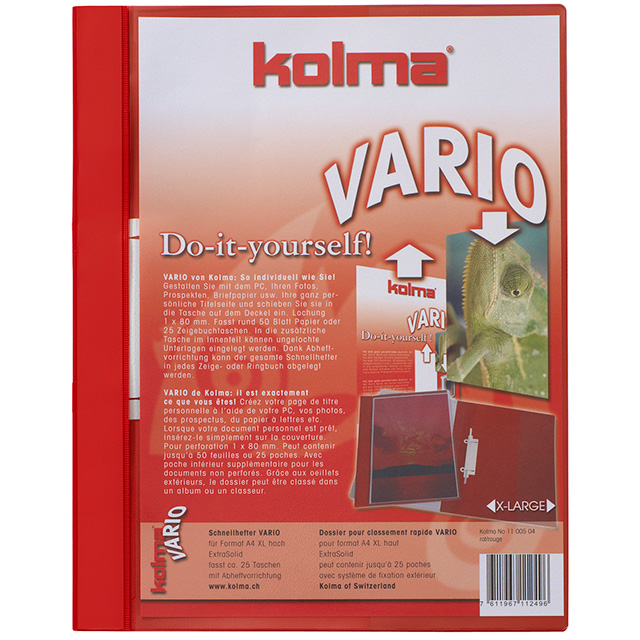 Schnellhefter Vario A4 XL 2 Heftstifte