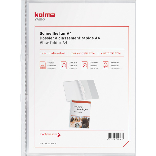 Schnellhefter Vario A4 2 Heftstifte