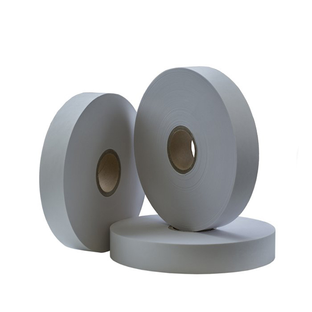 Banding film rolls white 29 mm x 800 m 80 gr. (76 mm core) 1 box à 5 rolls