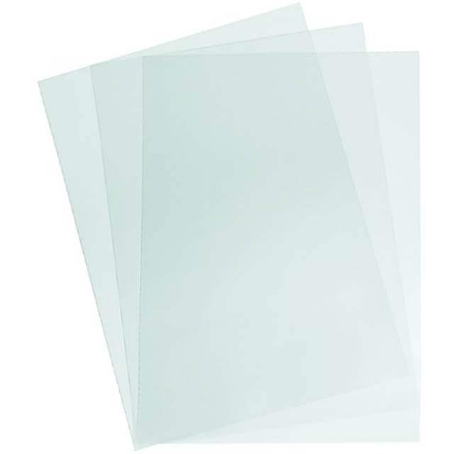20200044 RENZ Deckblatt PVC, A4, 0.2 mm, grün transparent
