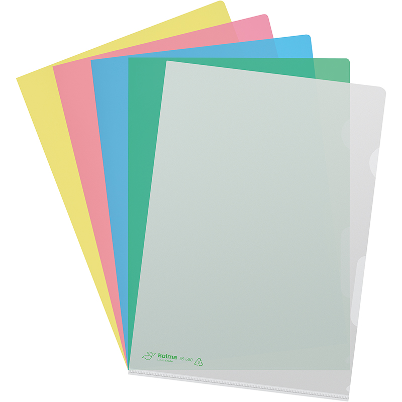 Cut flush folder LineaVerde A4 Recycling grained strong ass.