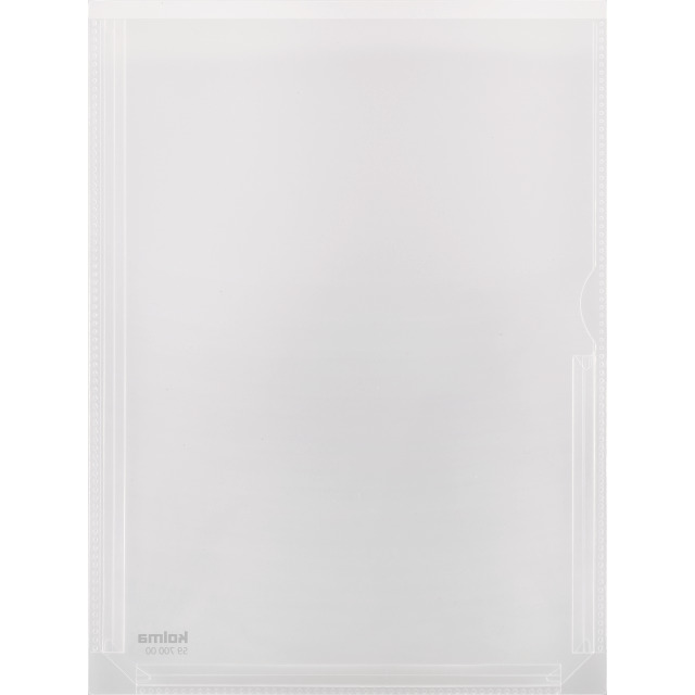 Cut flush folder A4 Voluma colourless