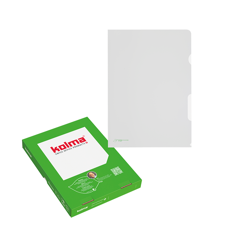 Sichtmappe LineaVerde A4 Recycling genarbt strong Kar à 100 Stk