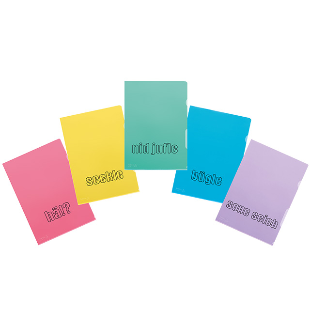 Cut flush folder A4 Fashion “Bärn” assorted